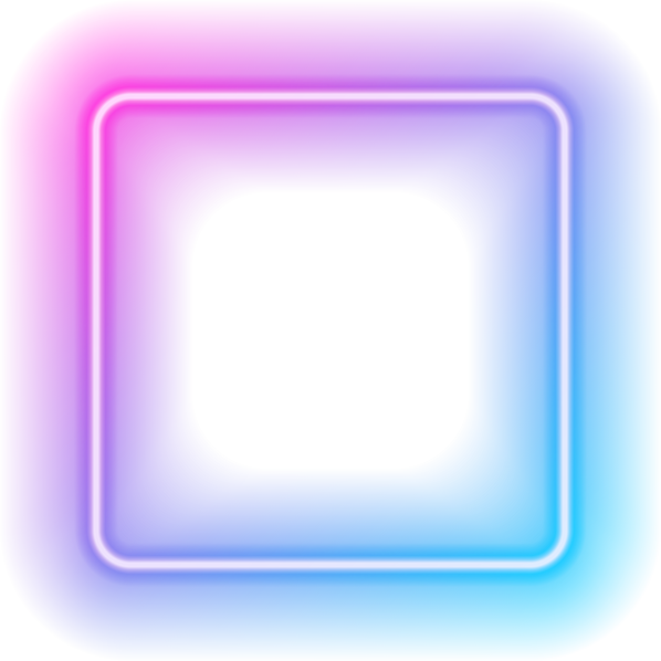 Square Neon Frame